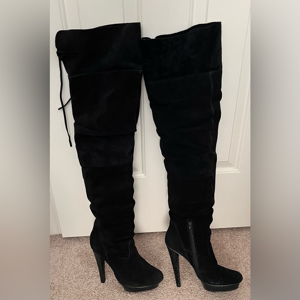 Bakers Suede Lila Knee High or Over the Knee Boots